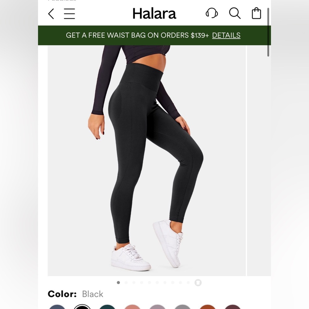 Black Seamless Leggings